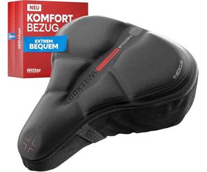 WITTKOP Coussin de Selle de vélo en Mousse à mémoire de Forme Confortable I Housse de Selle de vélo pour Hommes et Femmes avec Concept Ergonomique à 3 Zones