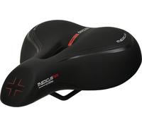 Wittkop Fahrradsattel Medicus Twin 3.0 - City Trekking Gel Schwarz