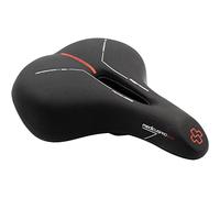 Wittkop MEDICUS PRO EVO 3.0 Gel Siège de vélo de ville - Mousse à mémoire de forme, design ergonomique, système de cadre NAWAVE, couleur noire, barres de fixation en acier, poids 685 g.