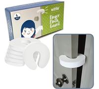 Wittle Lot de 6 butées de porte anti-pincement pour bébé avec mousse souple et durable - Empêche les portes de claquer, empêche les blessures aux doigts et les enfants ou les animaux de compagnie de