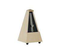 Wittner Metronome Taktell Forme Pyramide Système Maelzel Série 810 - Boîtier en bois massif - Avec cloche - Érable naturel mat - Mécanique à remonter - Pas de piles nécessaires - Fabriqué en Allemagne