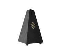 Wittner Metronome Taktell Forme Pyramide Système Maelzel Série 855 - Boîtier en plastique - Avec cloche - Noir - Mécanique à remonter - Pas de piles nécessaires - Fabriqué en Allemagne