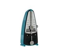 Wittner Métronome Taktell Piccolo Série 830 - Boîtier en plastique - Sans cloche - Turquoise - Mécanique à remonter - Pas de piles nécessaires - Fabriqué en Allemagne
