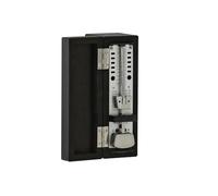 Wittner Métronome Taktell Super-Mini Série 880.2 - Boîtier en bois massif - Sans cloche - Noir mat - Mécanique à remonter - Pas de piles nécessaires - Fabriqué en Allemagne