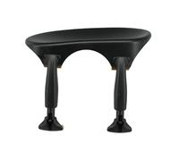 Wittner Repose-Menton, Repose-Menton central (centré) Alto, plastique High-Tech, anatomiquement formé, testé pour les allergies, avec tournevis, noir, Made in Germany, 254131