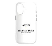 Witty Altos Plot Twist Choir Chanteur Humour Coque pour iPhone 17