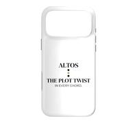 Witty Altos Plot Twist Choir Chanteur Humour Coque pour iPhone 17 Pro Max