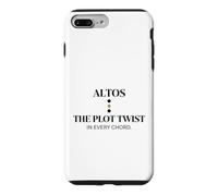 Witty Altos Plot Twist Choir Chanteur Humour Coque pour iPhone 7 Plus/8 Plus