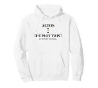 Witty Altos Plot Twist Choir Chanteur Humour Sweat à Capuche