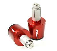 WITTYL Moto Accessoires Moto 7/8 "22 MM Poignées De Guidon Poignée Embout De Guidon pour Suzuki SV 650 2016 SV650/S 1999-2009 2000 2001 2002 extrémité du Manche(Red)