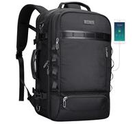 WITZMAN Sac à Dos Voyage Homme Ordinateur 16 Pouces pour Travail | Grande capacité, Ouverture Type Valise et Port USB, Idéal Pour Travail, Voyages et Déplacements Quotidiens, B746 Noir