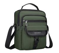 WITZMAN Sacs à BandoulièRe Pour Hommes Sac à BandoulièRe De Voyage Sac De Messager DéContracté LéGer Pour Les Voyages De Travail(B699 Light Green)