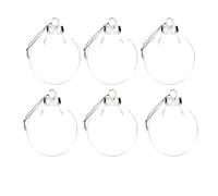 WIVAYE Lot de 12 boules de Noël en plastique transparent à remplir, 10cm boules de décoration à remplir soi-même, boules de décoration transparentes à remplir pour cadeau de nouvel an décoration