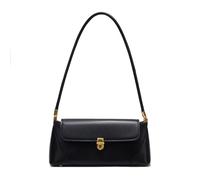 Wivmypog Sac à bandoulière rétro pour femme, sac à main vintage Y2K Sac fourre-tout esthétique pour femmeavec fermeture à boucle noir