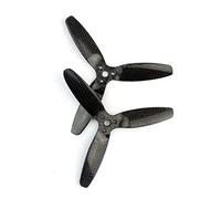 Wivplex 2 Paires d'hélices principales à 3 pales 5042 en Fibre de Carbone for Drone Parrot Bebop 3.0 Lames de Drones