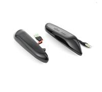 Wivplex 2 pièces clignotants dynamiques feu de position latéral clignotant séquentiel, for, E90 E91 E92 E93 E60 E87 E82 X3 X1 Voyant de voiture(Smoke shell)