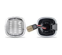 Wivplex 2 pièces feu de position latéral ambre dynamique clignotant séquentiel lampes garde-boue, for, A3 8L A4 8D S4 B5 Voyant de voiture(Dynamic Clear Case)