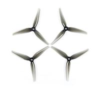 Wivplex 20 pièces/10 paires d'hélices à 3 pales/tri-pales, for drone Nazgul F5 FPV, pièce de 5 pouces avec trou montage mm Ensemble de pales d'hélice de drone(Crystal grey)