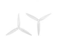 Wivplex 24 pièces/12 paires d'hélices à 3 pales de 7 pouces for drone course FPV RC Quadcopter Ensemble de pales d'hélice de drone(Clear)