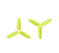 Wivplex 24 pièces/12 paires d'hélices à trois pales FPV 3, for MINI, moteur compatible quadricoptère 1306/1806 pouces 3052 Ensemble de pales d'hélice de drone(Yellow)