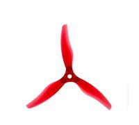 Wivplex 4 pièces/2 paires F5135 5,1 pouces hélice pliable à 3 pales FPV Freestyle longue, for la portée, les drones 4/6S Ensemble de pales d'hélice de drone(Rot)