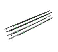 Wivplex 4 pièces/et fenêtre de voiture voyage météo étanche Chrome pression Auto maladie Eal ceinture, for Crv 2007-2022 Joint d'étanchéité pour vitres latérales de voiture(For 07-11)