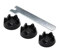Wivplex 9704230 Accouplement d'entraînement de mélangeur avec Outil de Remplacement de clé à molette, for KitchenAid, mélangeurs WP9704230VP WP9704230 Remplacement du Couvercle du mixeur