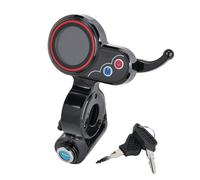 Wivplex Accélérateur de Tableau de Bord à 6 Broches 48V NJAX-T, for Zero, 8 9 10 8X 10X 11X, for Kugoo, Instrument d'affichage LED for Scooter électrique M4 avec clé Écran LCD pour Trottinette