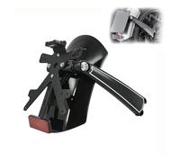 Wivplex Accessoires for Garde-Boue arrière de Moto, Extension avec Support Plaque d'immatriculation à LED, for BMW R Nine TG/S 2018-2019 Garde-Boue Avant de Moto(Schwarz)