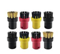 Wivplex Accessoires for nettoyeur vapeur SC1 SC2 SC3 SC4 SC5 SC7 Tête de brosse puissante buse à vapeur pièces d'aspirateur Accessoires pour nettoyeurs vapeur(3pcs-02)