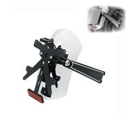 Wivplex Accessoires Moto Garde-Boue arrière Extension de Garde-Boue avec Support Plaque d'immatriculation à LED, for BMW R Nine T Scrambler 2016-2019 2017 2018 Garde-Boue Avant de Moto(Black Chrome)