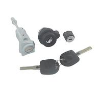 Wivplex AL303 56D837167 ensemble complet interrupteur d'allumage barillet de serrure porte avant gauche, for VW, for Passat, 2010-2015 Interrupteur d'allumage de voiture(BLACK 3PCS SET)