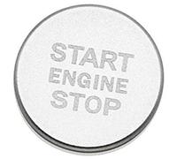 Wivplex Anneau autocollant de voiture for bouton d'arrêt démarrage automatique du moteur, for, A6 B8 A6L Q5 8R A4 C7 B9 A7 BT 2018 Cache du bouton de démarrage du moteur