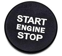 Wivplex Anneau autocollant de voiture for bouton d'arrêt démarrage automatique du moteur, for, A6 B8 A6L Q5 8R A4 C7 B9 A7 BT 2018 Cache du bouton de démarrage du moteur