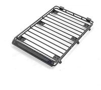 Wivplex Barre de Toit en Tube métallique/Plaque de Bagage, for Axial Racing - SCX10 III, for Jeep, Wrangler - Rc Galerie de Toit pour Voiture Jouet(with Light)