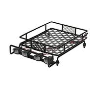 Wivplex Barre Lumineuse for Porte-Bagages de Toit Wrangler, for Tamiya, CC01, for Axial, SCX10 Porte-Bagages en Alliage d'aluminium for Voiture Galerie de Toit pour Voiture Jouet