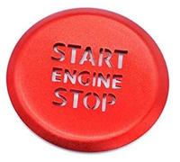 Wivplex Boîtier d'anneau translucide de bouton d'arrêt démarrage moteur automatique intérieur voiture, for, couverture A1 A4 A4L A5 2019 2020 Cache du bouton de démarrage du moteur