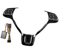 Wivplex Bouton de régulateur vitesse voiture, for Jetta, for POLO, for Passat, for Santana, bouton volant, volume, commutateur audio, téléphone, moyeux, accessoires Interrupteur au volant(BLACK A2)