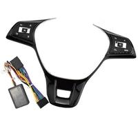 Wivplex Bouton de régulateur vitesse voiture, for Jetta, for POLO, for Passat, for Santana, bouton volant, volume, commutateur audio, téléphone, moyeux, accessoires Interrupteur au volant(BLACK D11)