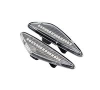 Wivplex Clignotant de clignotant marqueur répétiteur latéral, for Mazda, 6 GH 5 CW Premacy RX-8 MX-5, for Fiat, 124 Spider Voyant de voiture(2PCS Crystal Type)