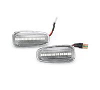 Wivplex Clignotants dynamiques for garde-boue, feux de position latéraux coulants, for Opel, Zafira A 1999-2005 Astra G 1998-2009 Voyant de voiture
