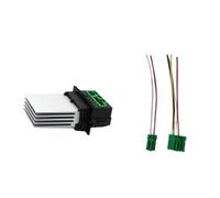 Wivplex Connecteur/fil de résistance ventilateur chauffage moteur 27150ED70A 27150-ED70A 6441L2, for NISSAN, Tiida Livina, for citroën, for Peugeot, for Renault Réchauffeur de moteur(BLACK One set)