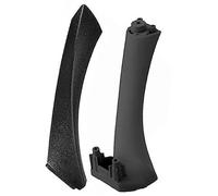 Wivplex contour de poignée de porte de voiture Poignée de porte intérieure voiture, panneau avant, revêtement d'habillage, accessoires internes automobiles, pour E90 E91, pour Bmw 3(BLACK Right Black)