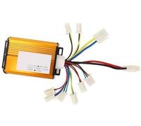 Wivplex Contrôleur brossé 1000 W en alliage d'aluminium, circuits imprimés rainurés for scooter électrique, vélo, tricycle, dissipation thermique efficace Module de contrôleur de scooter électrique