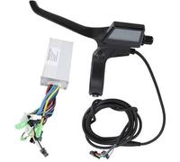 Wivplex Contrôleur de moteur électrique sans balais avec poignée d'affichage 36 V 48 500 W 28 A vitesse, for réparation et conduite Module de contrôleur de scooter électrique