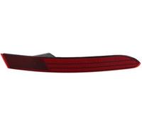 Wivplex Coque de feu arrière for pare-chocs, for Volkswagen, for Touareg, 2015-2018, réflecteur inférieur droit, stop, couvercle, 1 pièce, ABS rouge noir Réflecteur de pare-chocs arrière