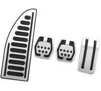 Wivplex Coussinet de pédale, for Focus, 2, for Focus, 3 4 MK2 MK3 MK4 Kuga RS ST 2005-2017 Coussinets de pédales de frein à gaz d'embrayage MT Couvre-pédale de voiture en acier inoxydable Couvre-pédal