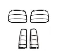 Wivplex Couvercle de Phare Avant de Voiture, Couvercle de Protection de feu arrière, Autocollant extérieur, Accessoires de Style, for Suzuki, Jimny 2007 Up Remplacement de la Coque du Phare(B Black)