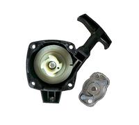 Wivplex Démarreur à recul avec plaque de poulie, moteur débroussailleuse, outil jardin 26CC 1E34F Démarreur à rappel pour tondeuse à gazon