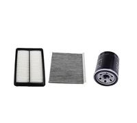 Wivplex Ensemble de filtres de voiture, for Mazda, 3 Encore 2020-2022 2,0 L for climatiseur/filtre à air, filtre à huile OEM B6Y114302/B6Y114302A Filtre à air pour voiture(BLACK 3 piece set)